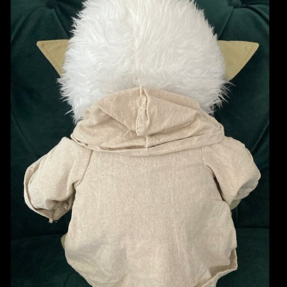 17" Large Yoda Plush Star Wars Stuffed Animal With Hoodie Disney Lucas Film - Picture 6 of 9